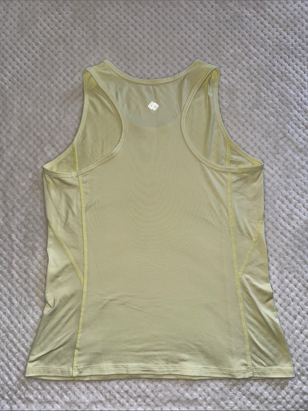 💛 EUC ZELŌS Butter Yellow Racerback Athletic Tank – Women’s Small - Picture 4 of 5